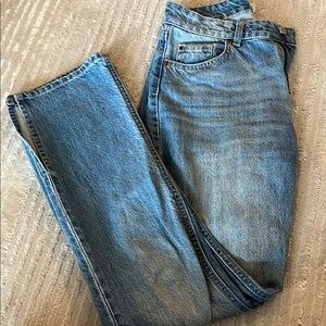 Split Ankle Hem Jeans